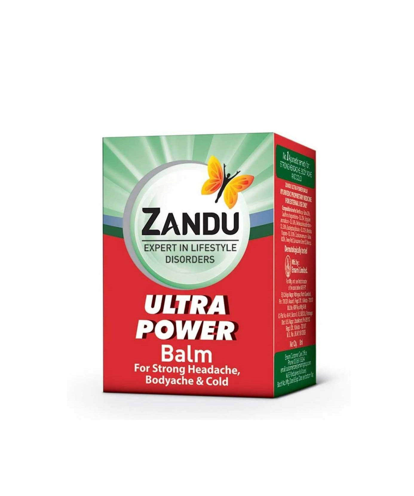 ZANDU BALM ULTRA POWER PAIN RELIEVER 8ML